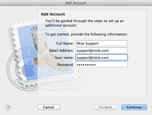 how to get old mac email account