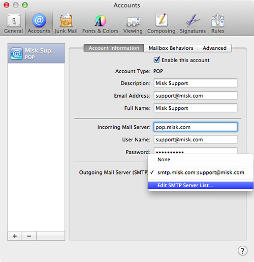 mac mail server dberror critical database situation