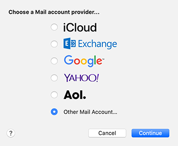 mac mail multiple accounts